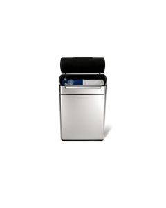 Simplehuman Recyclingbehälter CW2018 48 Liter, Silber