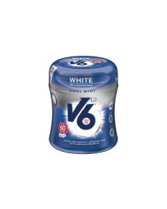 V6 Kaugummi White Cool Mint 87 g