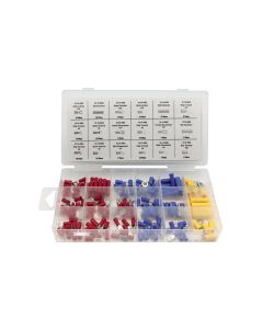 Perel Quetschverbinder-Sortiment HAS05 Rot/Blau/Gelb, 1 Stück