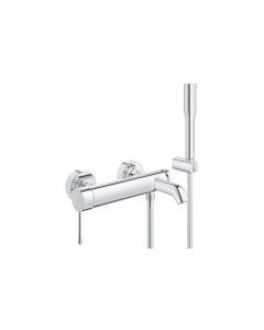 GROHE Badewannenarmatur Essence 1/2, Chrom, mit Handbrause
