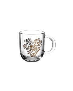 Leonardo Kaffeetasse Emozione – Blumenherz 400 ml, 1 Stück