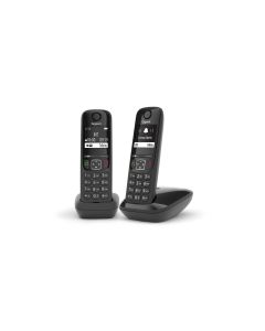 Gigaset Schnurlostelefon AS690 Duo  Schwarz