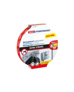 tesa Montageband Powerbond Ultra Strong 19 mm x 5 m, Weiss