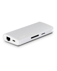 LMP Dockingstation USB-C Travel Dock Silber