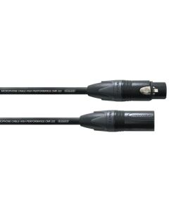 Cordial XLR-Kabel XLRm-XLRf 1.5 m, Schwarz