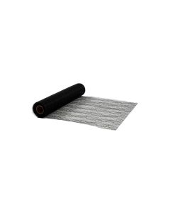 Creativ Company Tischläufer 30 cm x 10 m, Schwarz