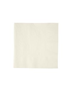 Creativ Company Papierservietten 33 cm x 33 cm, 20 Stück, Crème