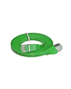 SLIM Slimpatchkabel RJ-45 - RJ-45, Cat 6, STP, 20 m, Grün