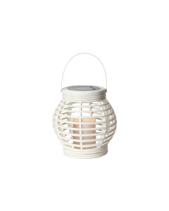 Star Trading Laterne Solar Rotang, Weiss
