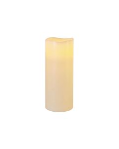 Star Trading LED-Kerze Big Ø 10 x 25 cm, Beige