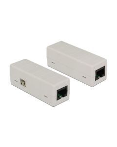 Delock Isolator RJ45 6KV, inkl. PoE 1 Stück, Überspannungsschutz