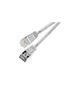 SLIM Slimpatchkabel RJ-45 - RJ-45, Cat 6, U/FTP, 2 m, Grau