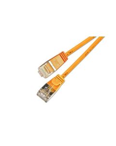SLIM Slimpatchkabel RJ-45 - RJ-45, Cat 6, U/FTP, 15 m, Orange