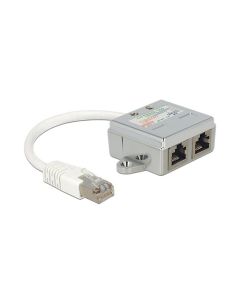 Delock Anschlussverdoppler 2xRJ45, 1x100Mbps LAN, 1xISDN 1 Stück