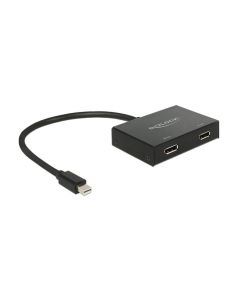 Delock 2-Port Signalsplitter Mini-DP - DP