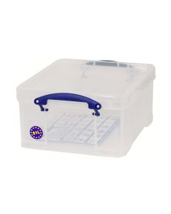Really Useful Box Aufbewahrungsbox 21 Liter, Transparent