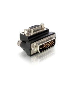 Delock Winkeladapter DVI-I - VGA  m-f