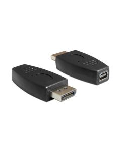 Delock Adapter DisplayPort – Mini-DisplayPort schwarz