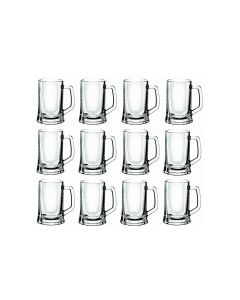 Montana Bierglas Skol 300 ml, 12 Stück, Transparent