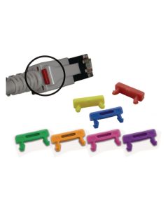 Wirewin Clip LED-Patchkabel 100 Stück Blau