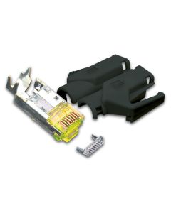 Wirewin Stecker RJ45 Hirose TM31 50 Stück, Schwarz