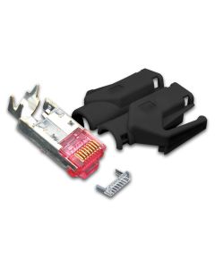 Wirewin Stecker RJ45 Hirose TM21 50 Stück, Schwarz