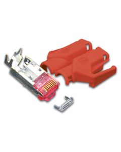 Wirewin Stecker RJ45 Hirose TM31 50 Stück, Rot