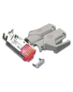 Wirewin Stecker RJ45 Hirose TM21 50 Stück, Grau