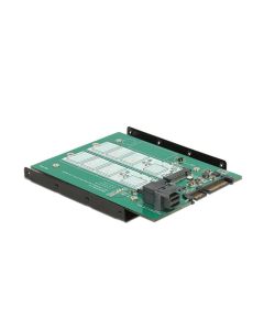 Delock 3.5-Adapterplatine M.2 - U.2