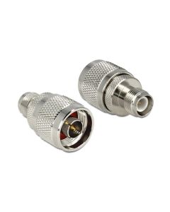 Delock Antennenadapter N-Type Stecker (m) - RP-TNC Buchse (f)
