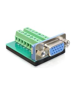 Delock Adapter VGA 16Pin Terminalblock Buchse