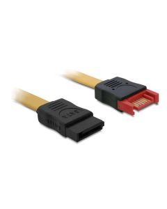 Delock SATA3-Kabel gelb, Verlängerung 100 cm