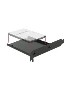 Delock 2.5-Einbaurahmen mit Slot-Bracket