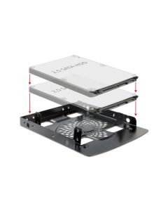 Delock Einbaurahmen 2x 2.5 - 3.5