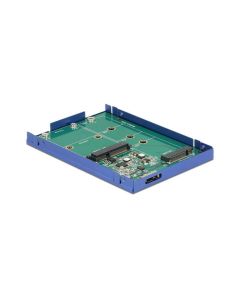 Delock 2.5-Einbaurahmen USB 3.1 für M.2/mSATA-Module