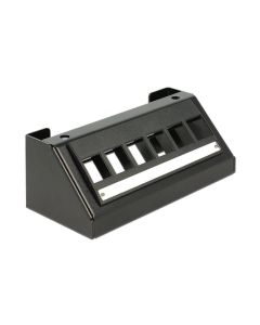 Delock Gehäuse Keystone 6-Port Tischmontage-Leerpanel