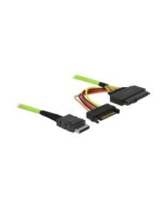 Delock OCuLink-Kabel PCIe SFF-8611 zu U.2 SFF-8639, 0,5 m