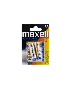 Maxell Europe LTD. Batterie AA 4+2 Stück