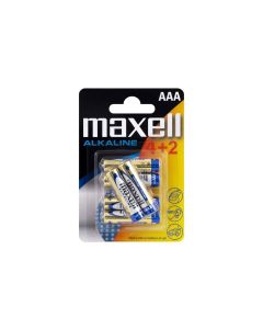 Maxell Europe LTD. Batterie AAA 4+2 Stück