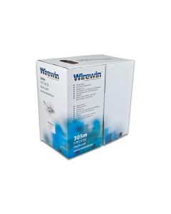 Wirewin Rangierkabel VKBOX KAT5E PATCH Cat 5e, F/UTP, 305 m, Grau