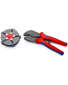 Knipex Crimpzange 250 mm mit 5 Wechseleinsätzen