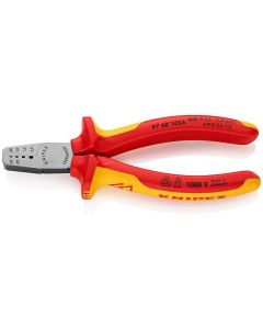 Knipex Crimpzange 145 mm für Aderendhülsen
