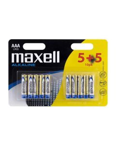Maxell Europe LTD. Batterie AAA 5+5 Stück