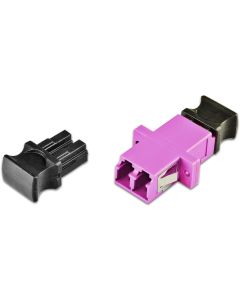 Lightwin LWL-Kupplung Multimode LC – LC, OM4, Duplex