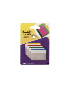 Post-it Page Marker Index Strong Blau/Gelb/Grün/Rot, 4 Stück
