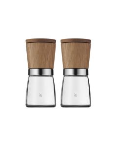 WMF Salz- und Pfeffermühle Ceramill 2 Stück, Braun/Transparent
