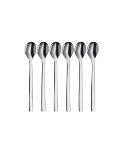 WMF Latte Macchiato Löffel Nuova 6 Stück, Silber