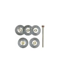 Proxxon Polierbürste 22 mm Edelstahl, radformörmig, 5 Teile