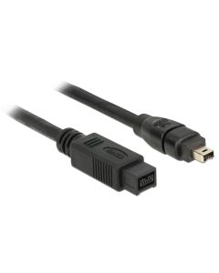 Delock FireWire-Kabel 400Mbps 9Pin-4Pin 3 m