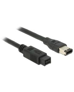 Delock FireWire-Kabel 400Mbps 9Pin-6Pin 1 m